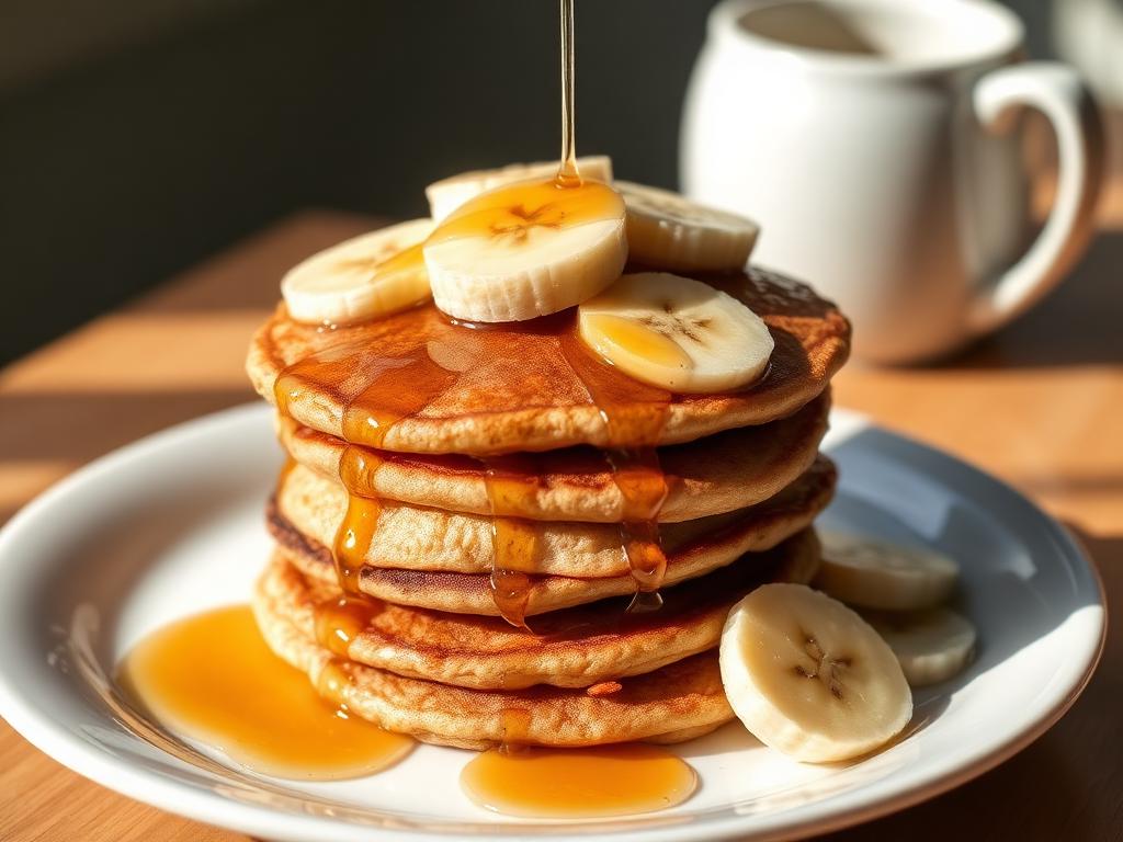3-Ingredient Banana Oat Pancakes