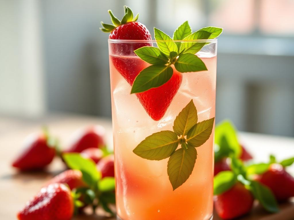 Strawberry Basil Lemonade