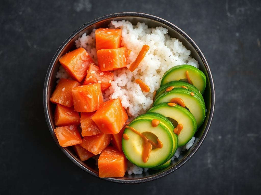 Salmon Sushi Bowls