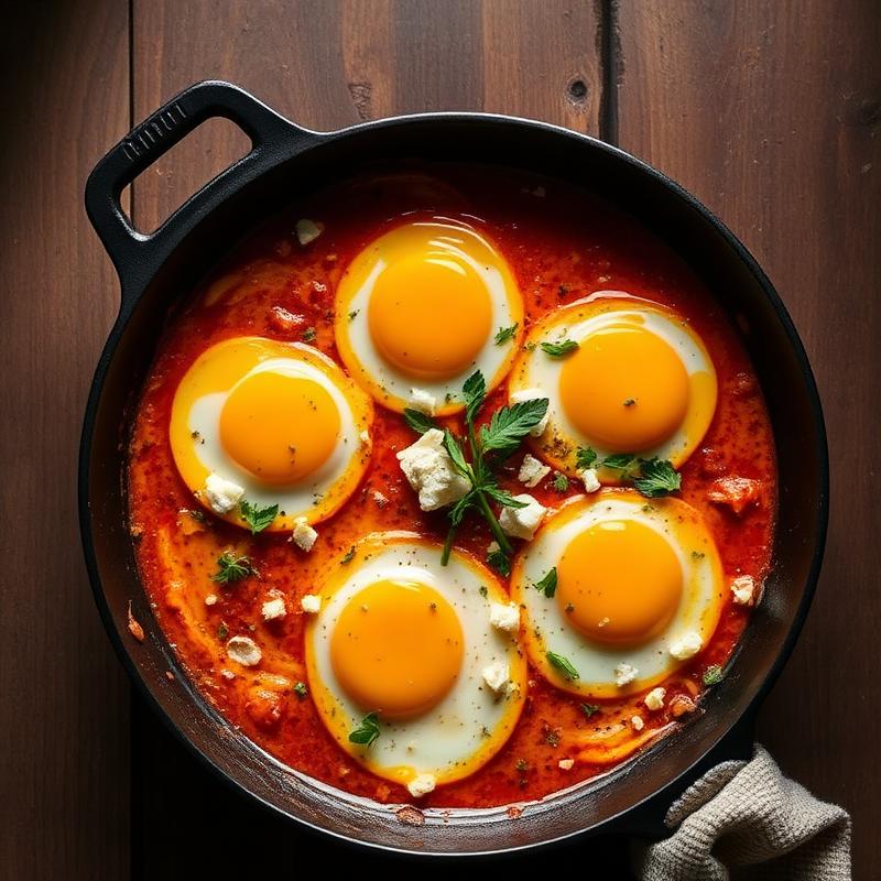 Spicy Shakshuka with Feta