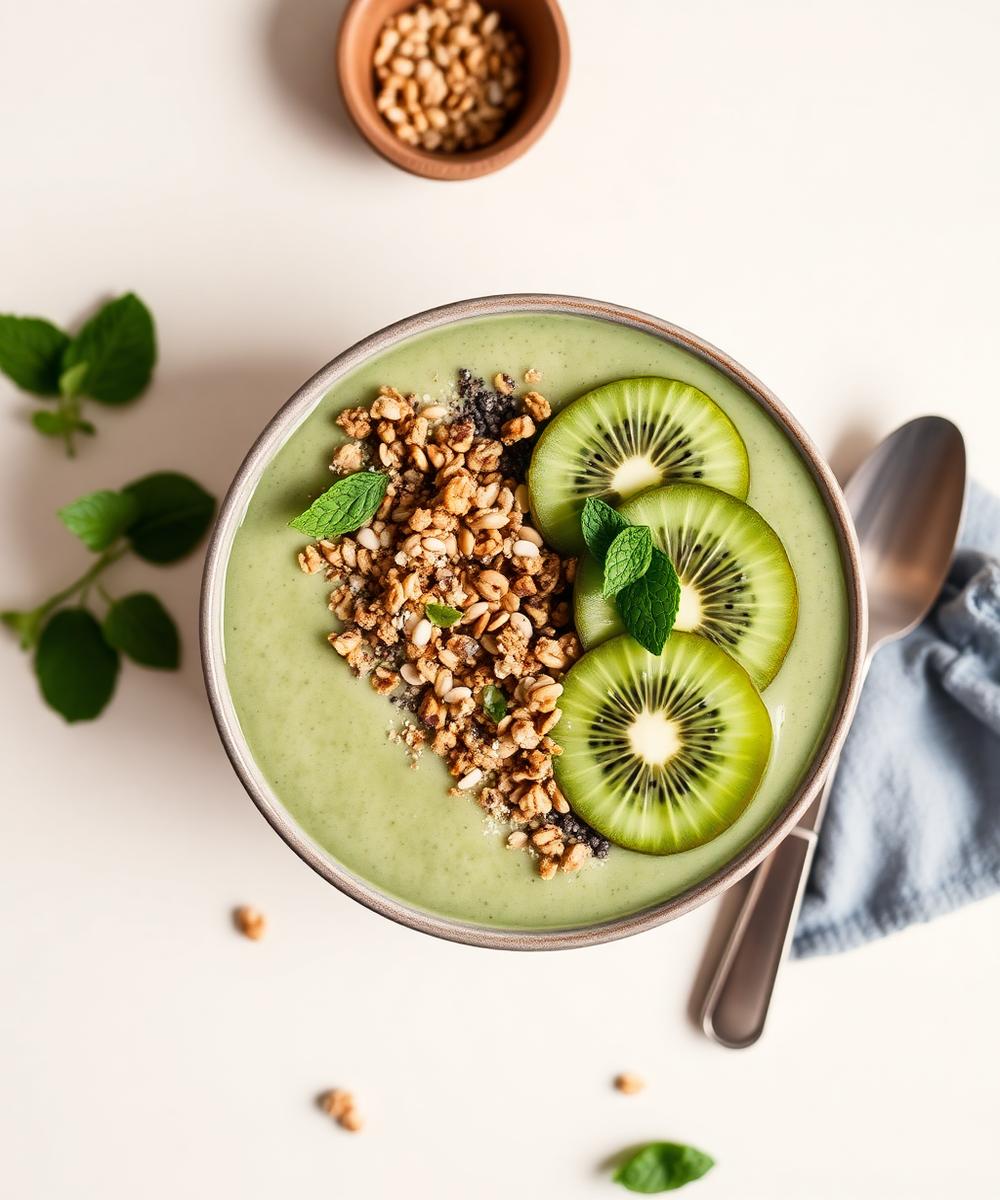 The Ultimate Green Goddess Smoothie Bowl